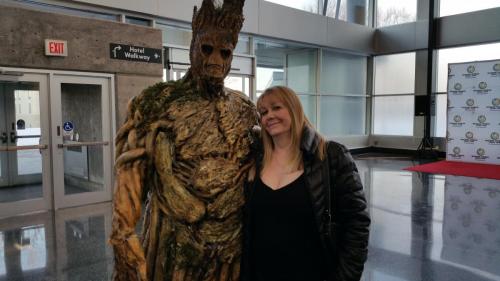 Sue and Groot Comic Con 2015